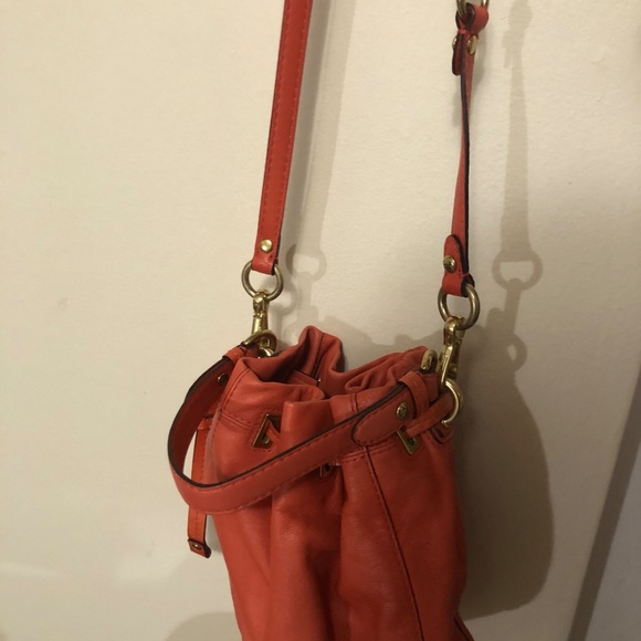 Small Coral Coach Drawstring Crossbody Bag - Picture 5 of 5